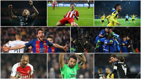 Nhận diện 8 đội bóng ở tứ kết Champions League
