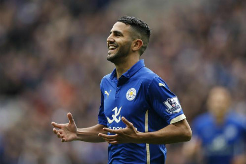 Mahrez là ứng viên cho danh hiệu Cầu thủ xuất sắc Ngoại hạng Anh mùa này. Ảnh: Reuters.