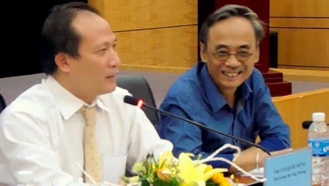 Thứ trưởng Bộ Công thương Cao Quốc Hưng và Phó Chủ tịch VAMI Đào Phan Long chủ trì Hội thảo.