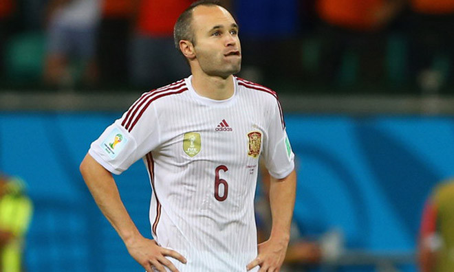 Iniesta và các đồng đội đã có một trận đấu đáng thất vọng