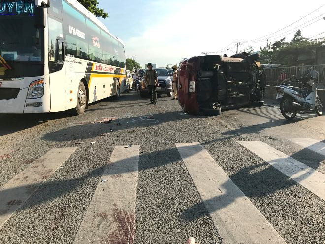 Hiện trường tai nạn.