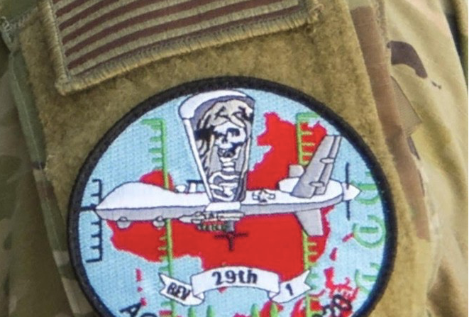 Phù hiệu trên quân phục lính Mỹ tham gia đợt tập trận hồi tháng 9. (Ảnh: US Air Force)