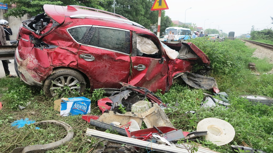 Hiện trường vụ tai nạn.