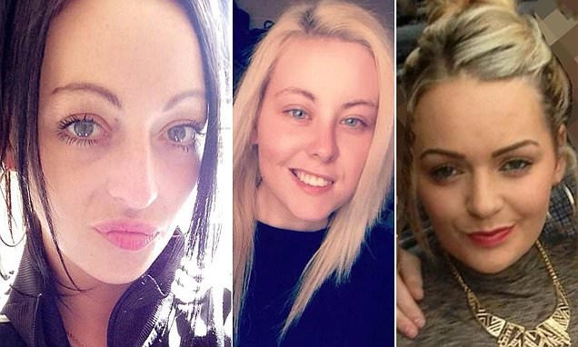 Ba "nữ yêu râu xanh" Brogan Gillard (26 tuổi), Shannon Jones (20 tuổi) và Paige Cunningham (22 tuổi).