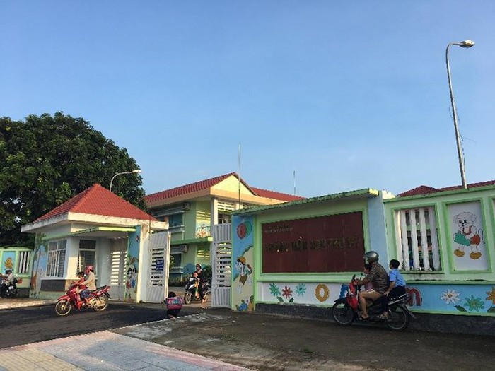Trường mầm non Phú Mỹ.