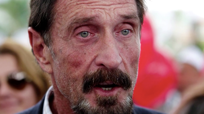 Tỷ phú McAfee. (Ảnh: Reuters)