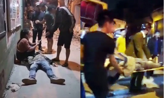 Hiện trường vụ việc.