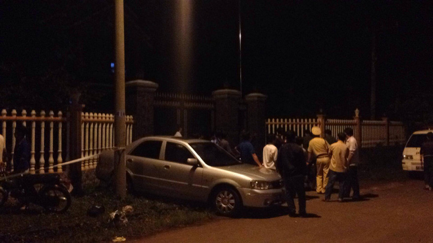 Căn biệt thự xảy ra vụ án được phong tỏa nghiêm ngặt. Ảnh: Kim Ngân.