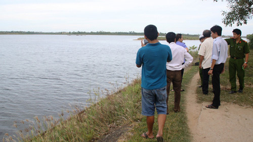 Vị trí xảy vụ đuối nước thương tâm