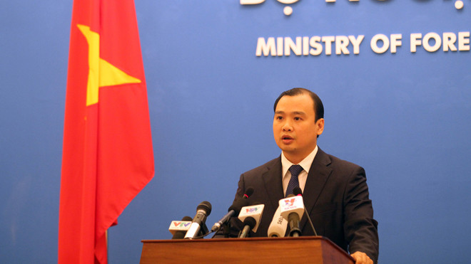 Người phát ngôn Bộ Ngoại giao Lê Hải Bình nói: “Các biện pháp pháp lý là biện pháp hòa bình, văn minh, phù hợp với xu hướng giải quyết các tranh chấp bằng con đường hòa bình hiện nay”. Ảnh: Anh Tuấn