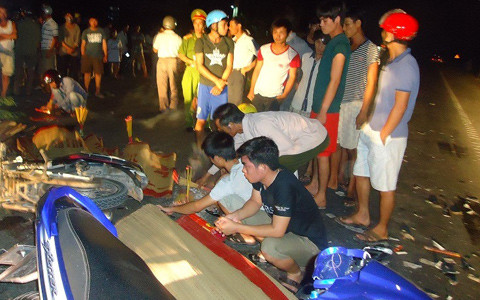 Hiện trường vụ tai nạn