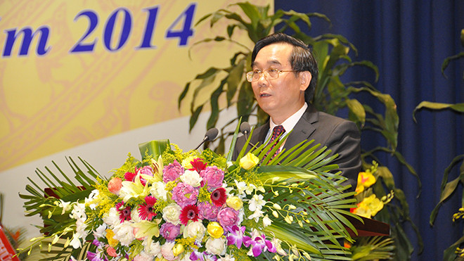 Tổng KTNN Nguyễn Hữu Vạn phát biểu