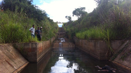 Khu vực phát hiện thi thể nạn nhân