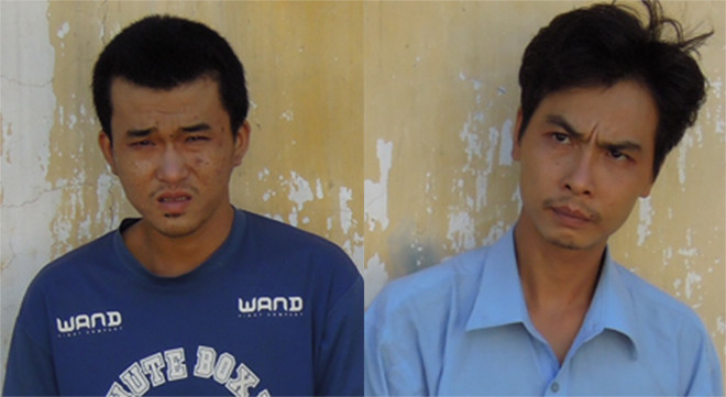 2 đối tượng Hòa và Đạt tại cơ quan điều tra