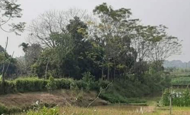 Hiện trường phát hiện đôi tình nhân tử vong. Ảnh: Dân trí