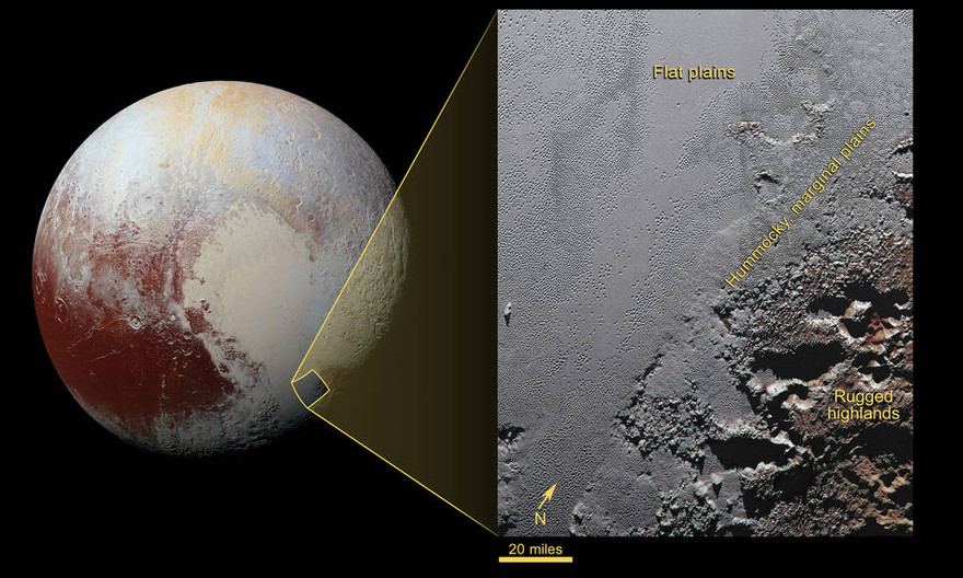 Ảnh chụp từ tàu vũ trụ New Horizons.
