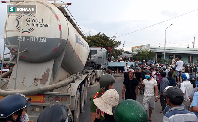 Hiện trường vụ tai nạn.