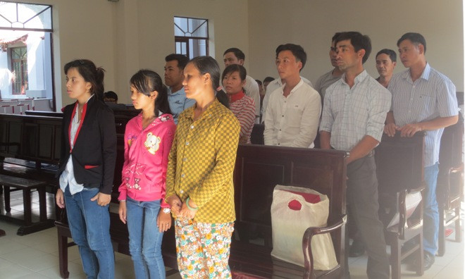 Bị cáo tại phiên tòa