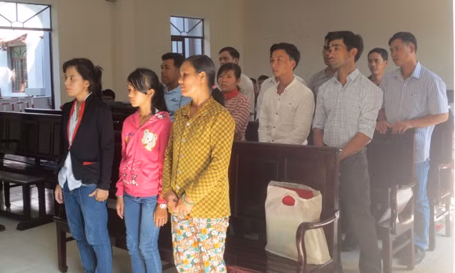 Bị cáo tại phiên tòa