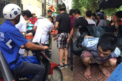 Tên cướp bị tóm gọn.