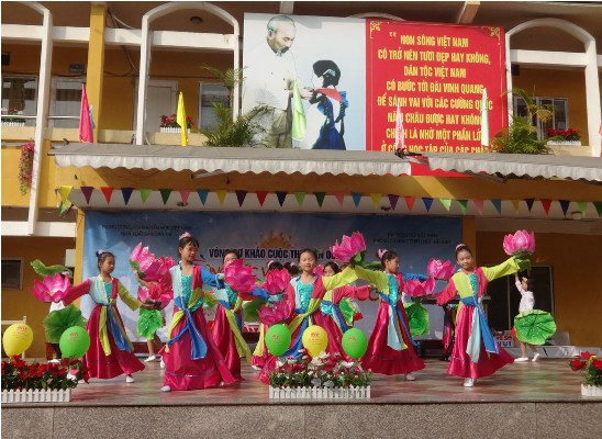 Phần thi tại vòng sơ khảo “Cùng Đức Việt thắp sáng Những ngôi sao buổi sáng” lần thứ III.