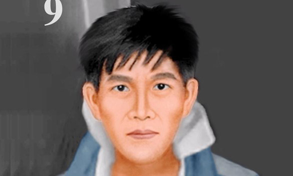 Bức hình phác họa chân dung của họa sĩ