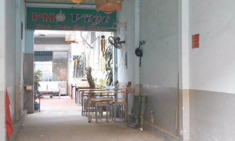 Quán phở Việt, nơi xảy ra vụ việc