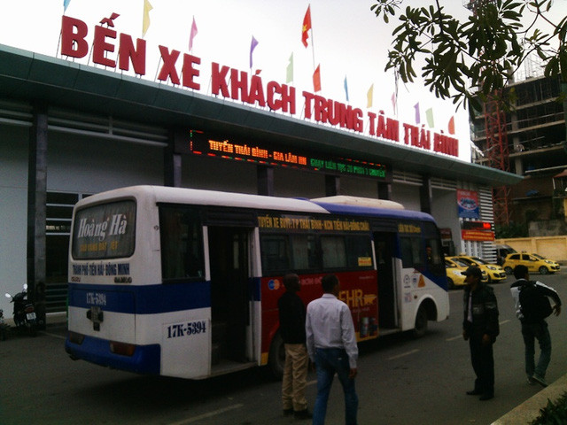 Bến xe khách nơi xảy ra vụ trộm