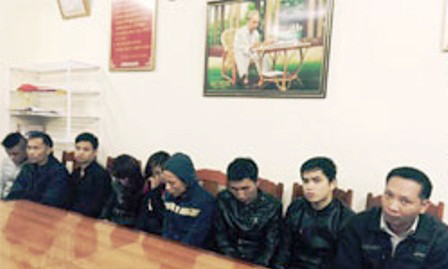 Các đối tượng tham gia đánh bạc