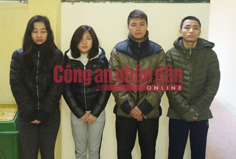 Các đối tượng Hằng, Ngân, Đức Anh, Tỉnh