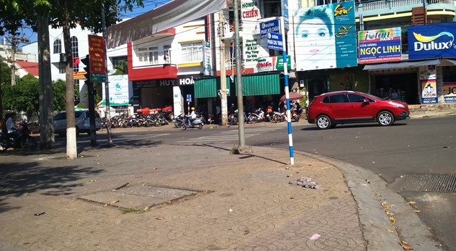 Hiện trường nơi xảy ra vụ việc. Ảnh: Zing