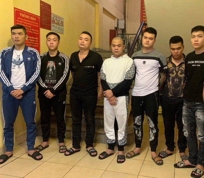Nhóm đối tượng. Ảnh Công an cung cấp