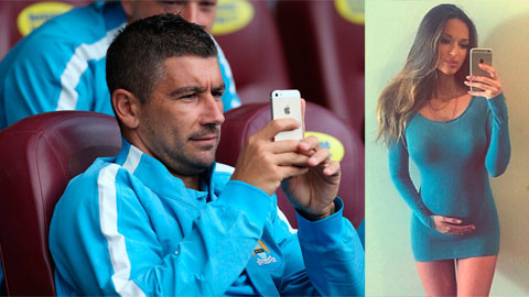 Siêu mẫu Kristina Mijacevic đang dùng đứa con trong bụng để gây áp lực với Kolarov.