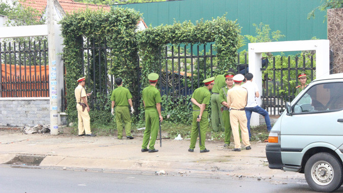 Căn biệt thự xảy ra vụ án.