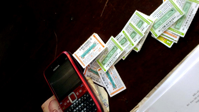 Tang vật vụ trộm gần đây do Hùng gây ra