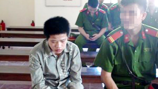 Bị cáo Lường văn Quyền tại phiên tòa