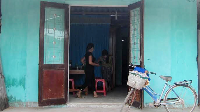 Ngôi nhà nơi cháu H. bị ông Sửu hãm hiếp 2 lần trong một ngày