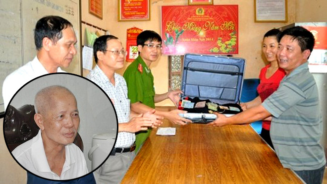 Trao trả tài sản cho gia đình anh Hoàng Văn Hân và ông Văn Vần (ảnh nhỏ)