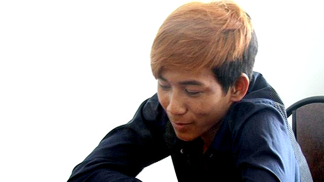 Bị can Tâm tại cơ quan công an