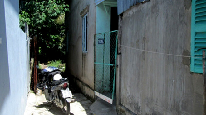 Con hẻm nơi gia đình ông Thanh trọ