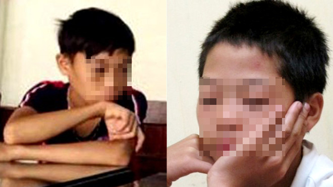 Trần Văn Đức và Trần Văn Sơn (từ trái sang)