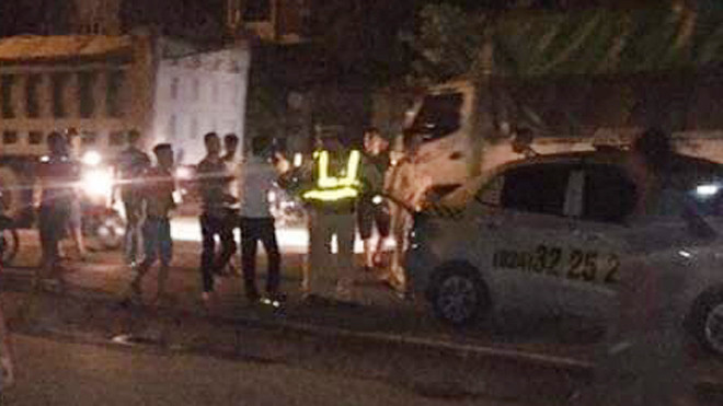 Hiện trường vụ việc.