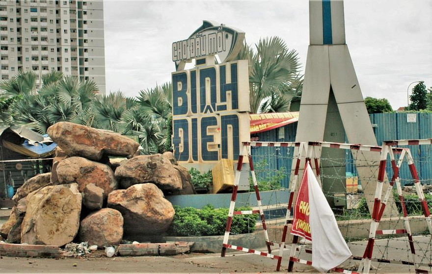 Chợ Bình Điền. Ảnh: Trần Nguyên Anh.