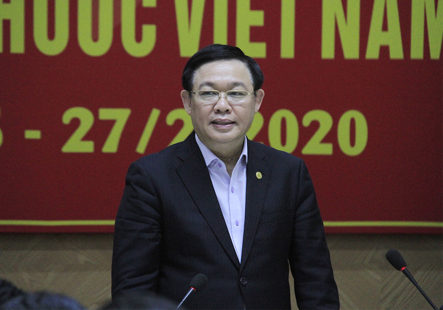 Bí thư Thành ủy Hà Nội Vương Đình Huệ - Ảnh: Trường Phong