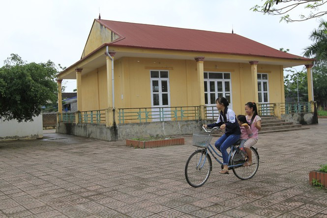 Nhà văn hóa thôn Hoành. Ảnh tư liệu: Trường Phong