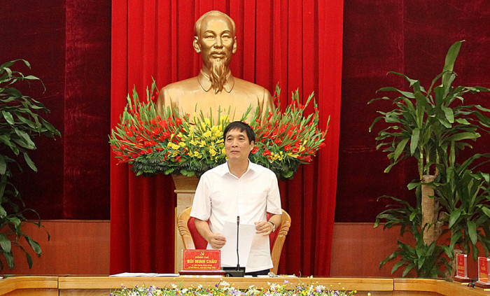 Ông Bùi Minh Châu, Ủy viên T.Ư Đảng, Bí thư Tỉnh ủy, Chủ tịch HĐND tỉnh, Trưởng Đoàn ĐBQH tỉnh Phú Thọ