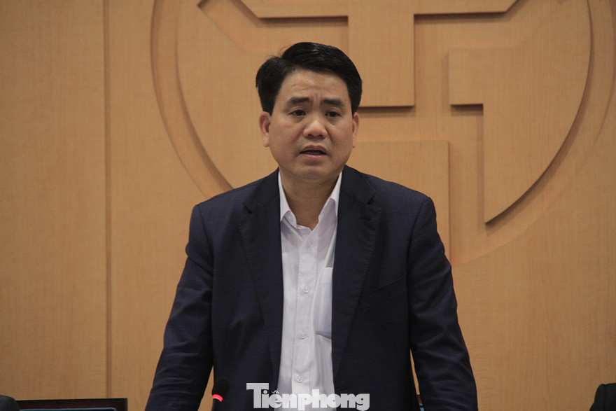 Chủ tịch UBND thành phố Hà Nội Nguyễn Đức Chung. Ảnh: Trường Phong