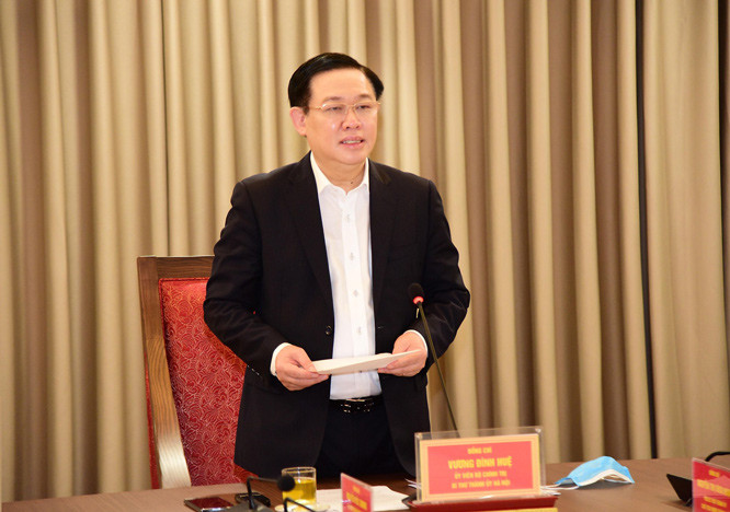 Bí thư Thành ủy Hà Nội Vương Đình Huệ