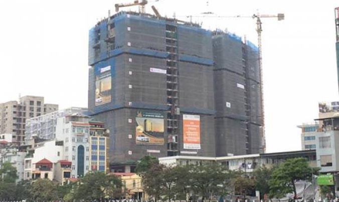Dự án chung cư cao cấp tại Hoàng Cầu của Tân Hoàng Minh.