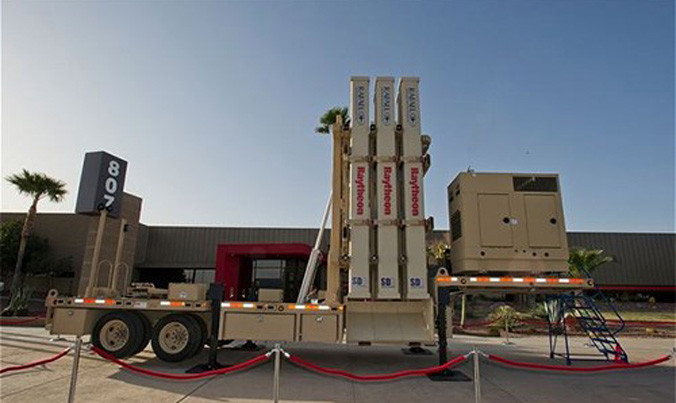 Cơ cấu của một tổ hợp David's Sling. 